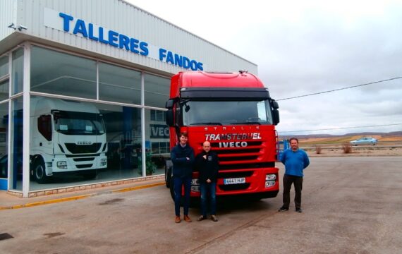 Entrega de cabeza tractora de ocasión, para Teruel.