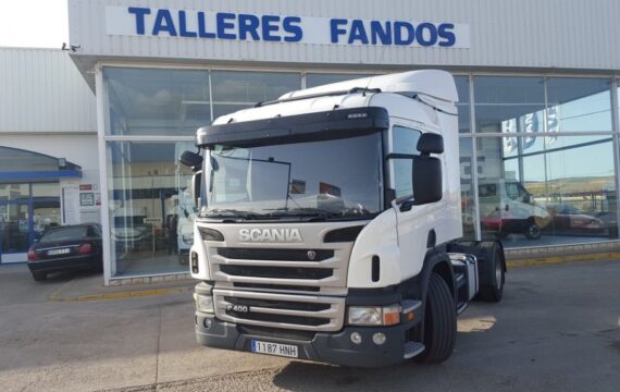 Entrega de tractora Scania  P400  en Segovia.