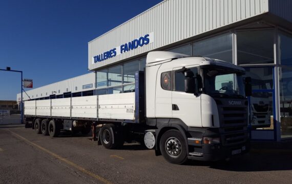 Exportación de cabeza tractora de ocasión Scania R420 que se va para Iraq.